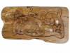 Relief Carving of an Animal on Spalted Beech